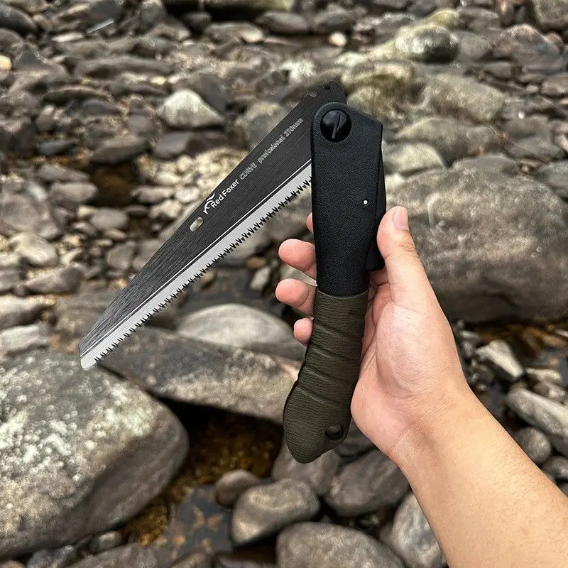 

Outdoor Portable EDC Quick Folding Mini Manual Saw Camping, Chopping Wood, Logging Emergency Tool