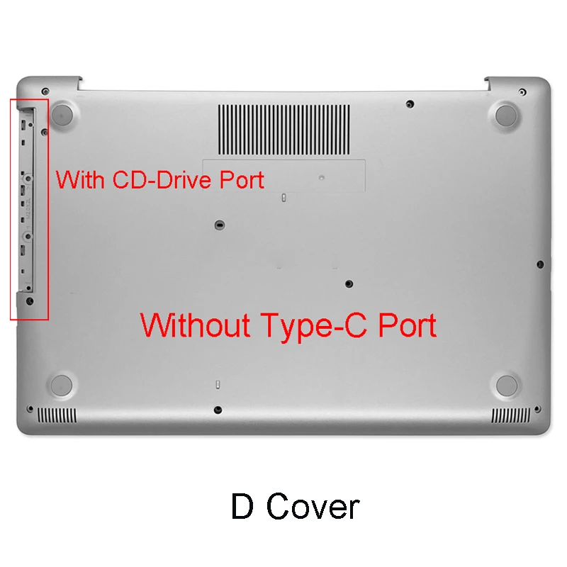 NEW Rear Lid For Dell Inspiron 15 5000 5570 5575 Laptop LCD Back Top Cover Front Bezel Palmrest Upper Bottom Case Silver 0X4FTD