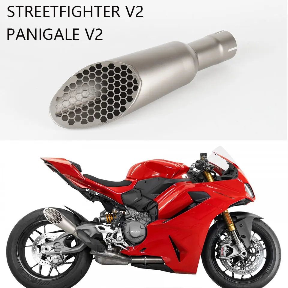 

Motorcycle Streetfighter v2 exhaust muffler For Ducati panigale v2 / s e5+ 2025+ panigale v2s Streetfighter v2