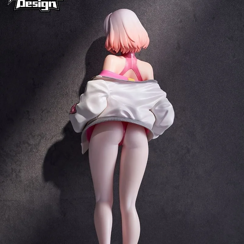 Figurki Anime 25cm Luna Sneakersy Wysokie Rozcięcie Maska Styl 2D Piękna Dziewczyna Figurka Akcji Pvc Ozdoba na Biurko Kolekcjonerskie Zabawki Prezent