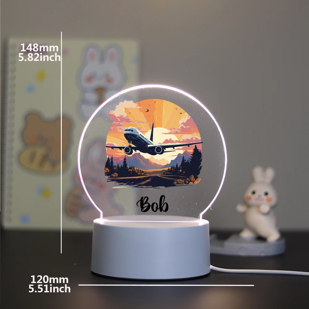 Modern minimalist custom light panel air travel 3D Visual Design for Home The preferred gift for grandparents and family members