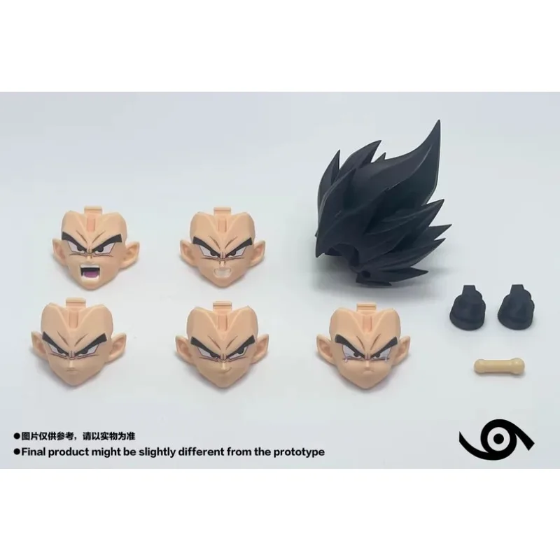 Dragon Ball SHF Vegeta Customized Head Sculpt, Compatible with Body 2.0, 3.0, Damo Vegeta Accessory Pack image 3