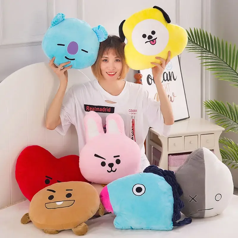 Anime Kawaii MANG COOKY Cute Girl Cartoon Pillow Creative Doll KOYA RJ Sofa Pillow Room Decoration Plush Doll Gift