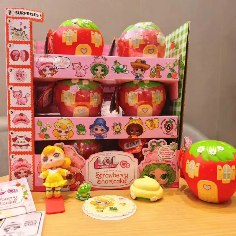 

MGA L.O.L. Surprise! X Strawberry Shortcake Themed Blind Box Toys Anime Figure Doll Model Collect Ornaments