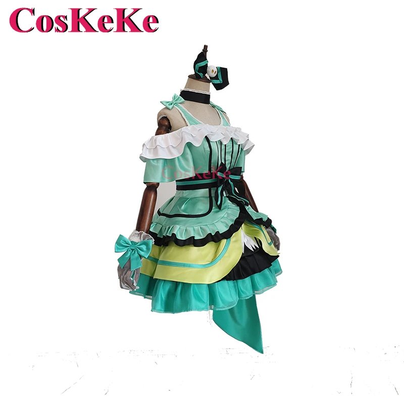 CosKeKe Minami Kotori Cosplay Anime LoveLive Costume Kira Kira Sensation Lovely Singing Suit Halloween Party Role Play Clothing