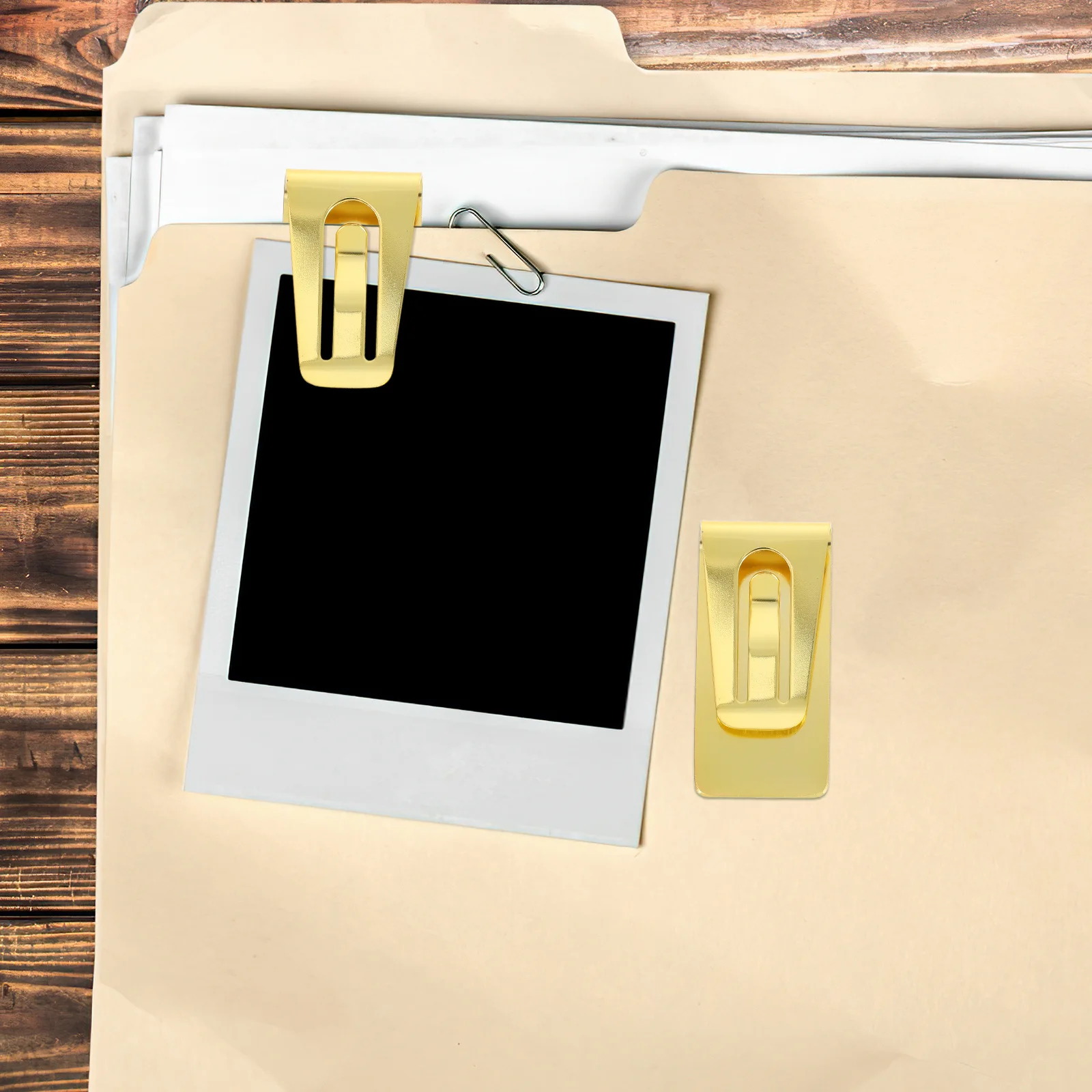 Stainless Steel File Clip Wallet Clamp Label Small Holder For Men Money Clips For Men Banknote Organizer Clip