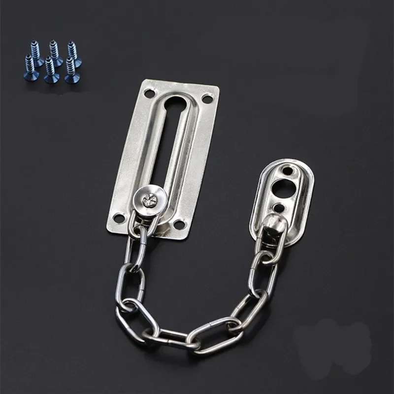 

Hotel, Household Stainless Steel Door Lock, Safety Lock, Anti-hotlinking, Safety Bolt Cabinet Bolt, Double Color Optional