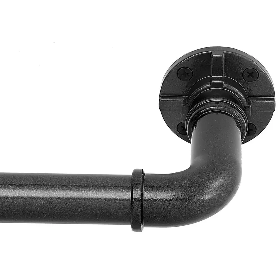 

Curtain Rod, 1 Inch, Black, Steel, 3072 Inch, Hanging Rod, Wall amp Ceiling Mount, Living Room, Bedroom, Dining Room, Kitchen, H