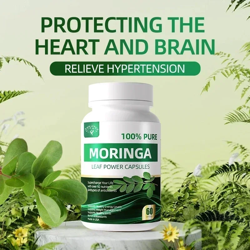 

Organic Moringa Oleifera Capsules, Energizing Antioxidant, 60 Vegetarian Capsules