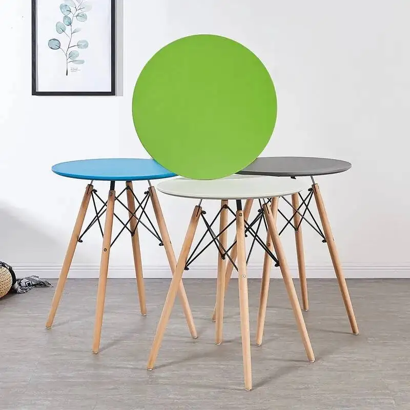 Wooden Space Saving Desk Minimalist Dining Living Room Cafe Table Furniture Desk Coffee Tables For Living Room Furniture