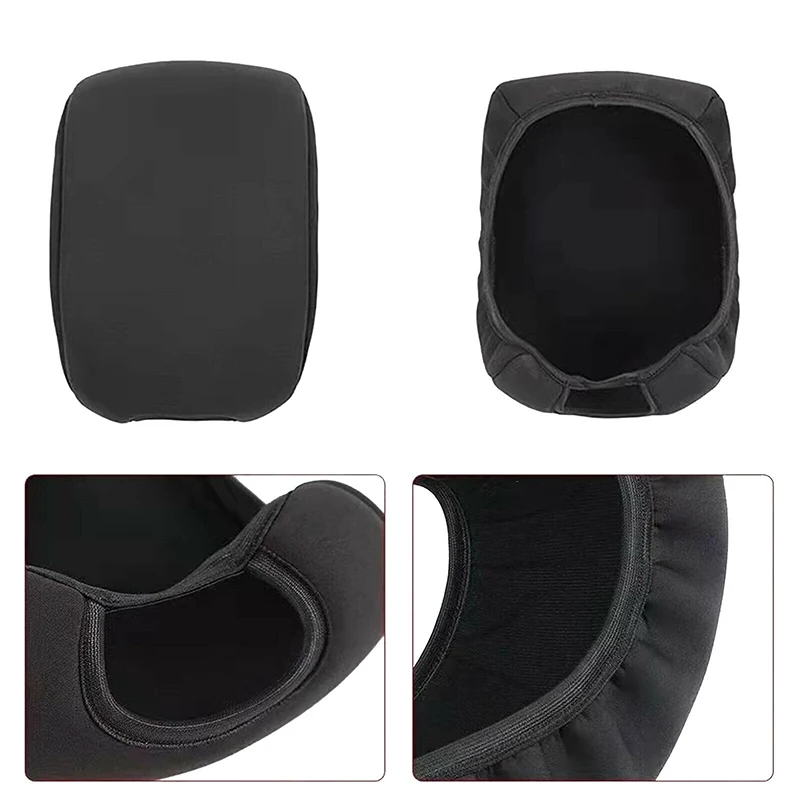 Car Center Console Armrest Pad Cover Black for Dodge Ram 1500 2500 3500 2010 2011 2012 2013 2014 2015 2016 2017 Auto Accessories - view 3