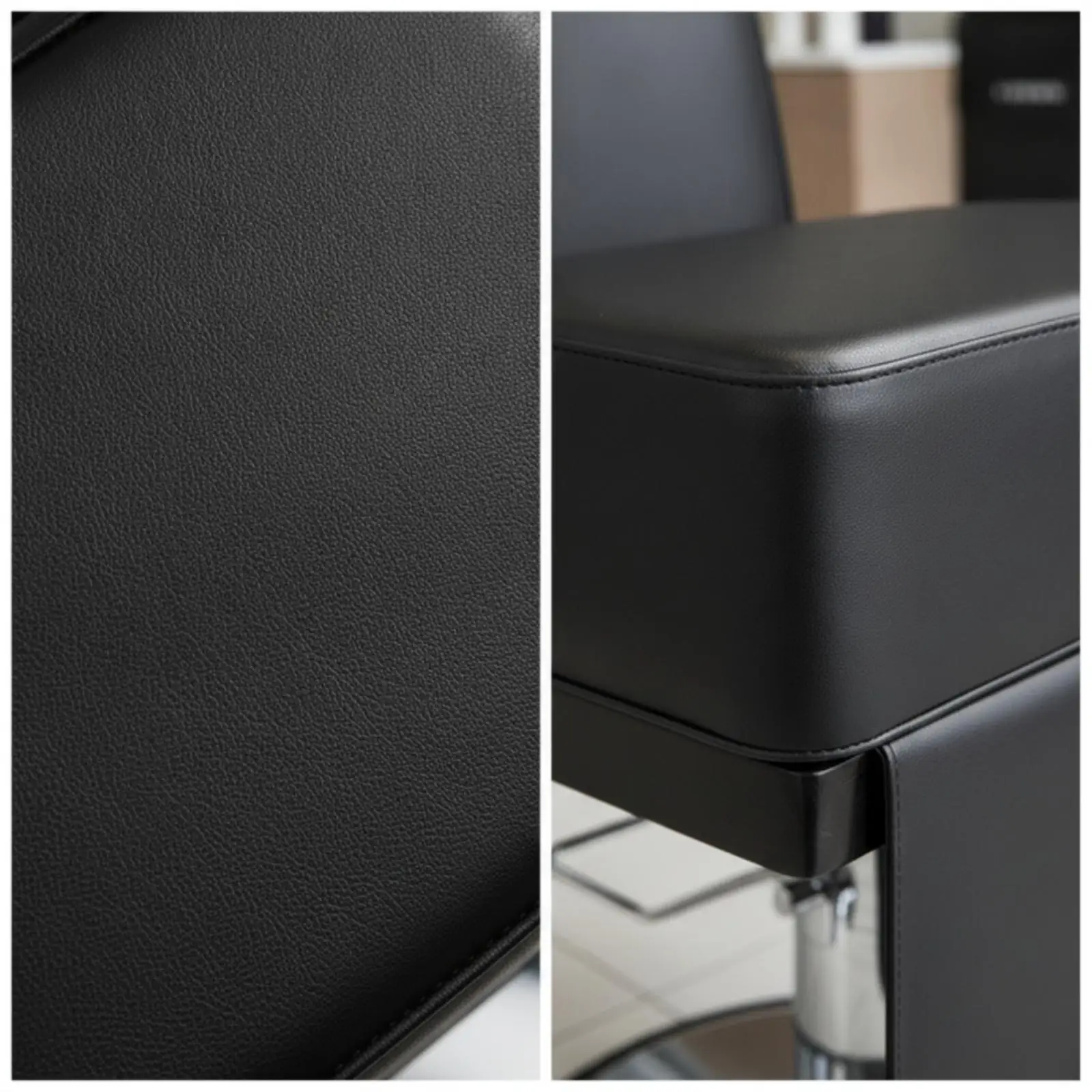 Salon Chair Booster Seat for Children Haircut Leather Cushion with Hanging Panel Protector Fits Most Styling Chairs