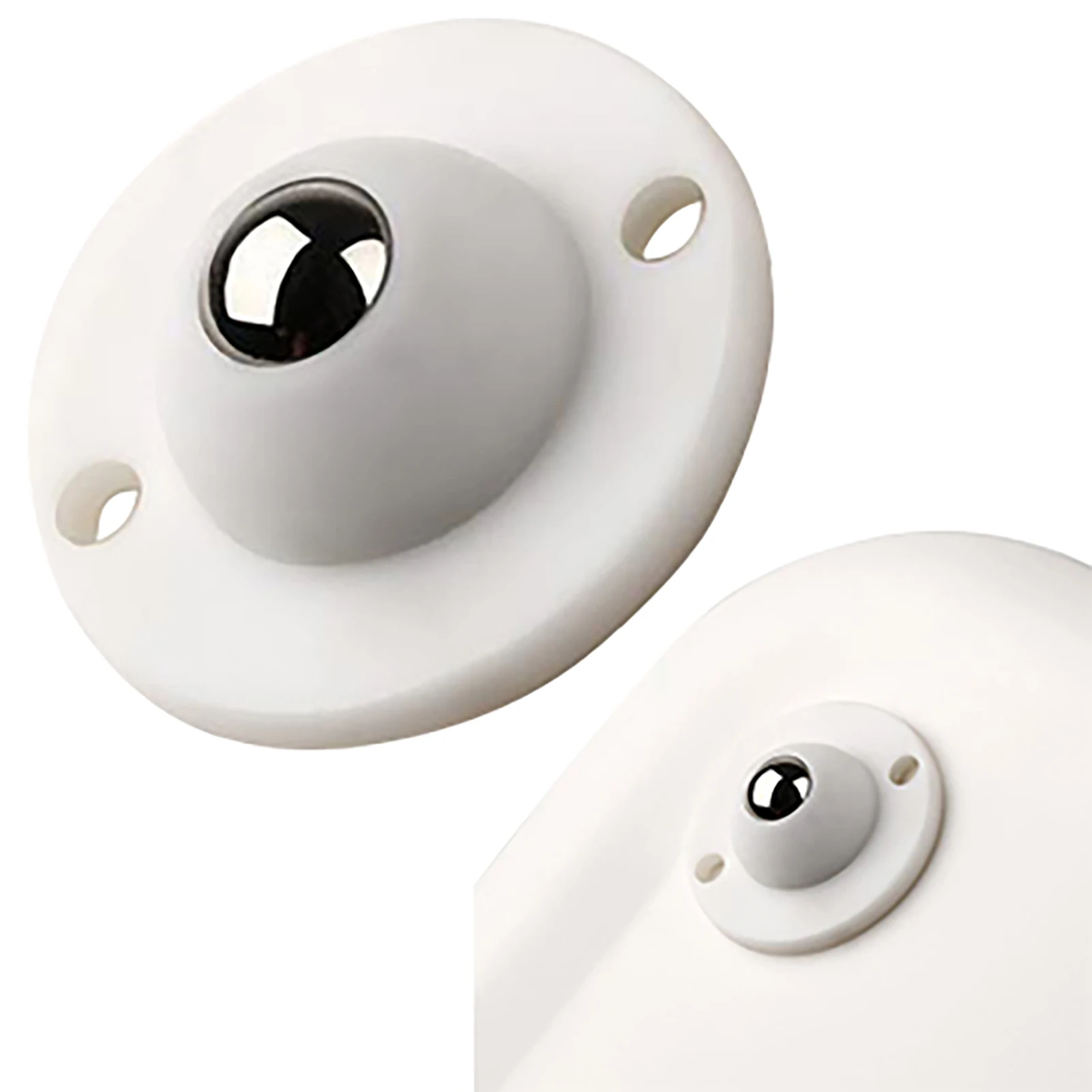 Self Adhesive Caster Wheel Rollers Low Profile Swivel Ball Casters Rolling Wheels for Appliances Mop Bucket