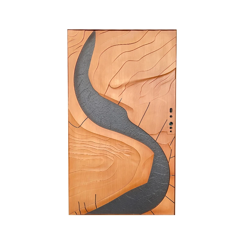 미니멀리스트 디자인 주택 현관문, 독특한 미니멀 스타일 출입문