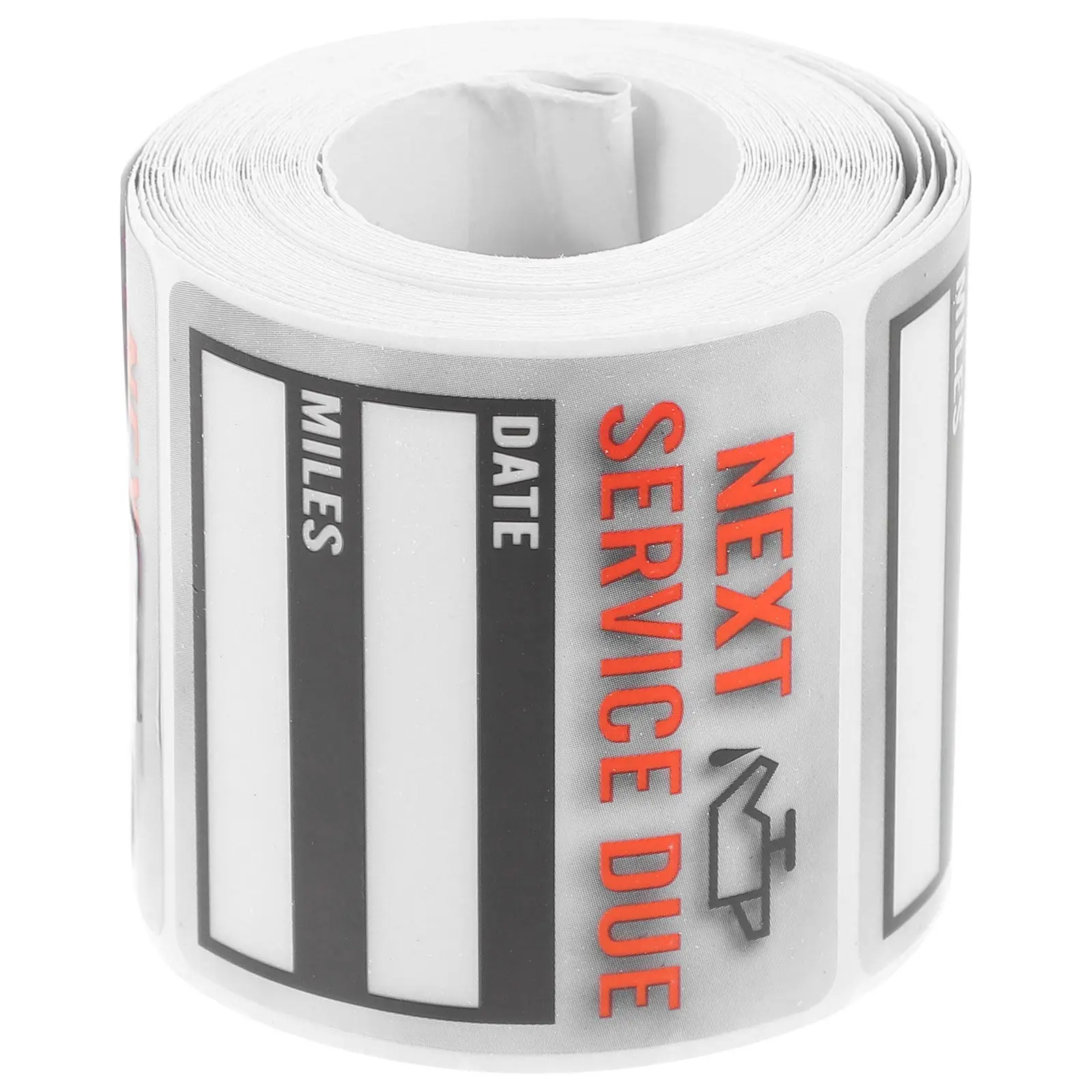 

1 рулонная наклейка-напоминание о замене масла в автомобиле, клейкая этикетка для обслуживания автомобиля, практичная портативная автомобильная наклейка