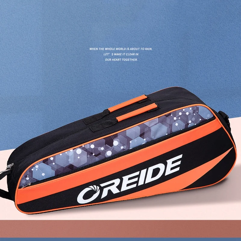 OREIDE-Bolsa de Bádminton de un solo hombro, raqueta de Squash, raqueta de tenis, bolsas deportivas, puede contener 3 raquetas