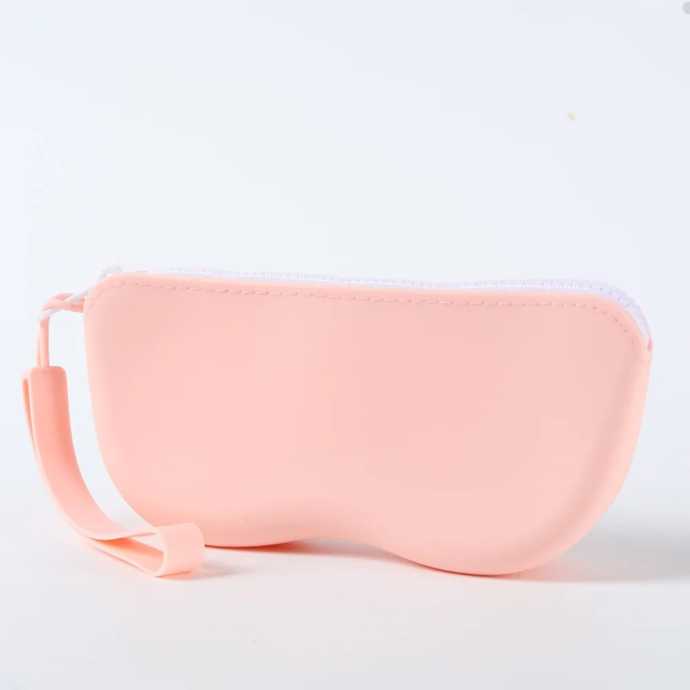 Bolsa de silicona para gafas, bolsas para artículos pequeños, caja impermeable para gafas, bolsa para monedas y cosméticos, bolsas de almacenamiento multifuncionales a prueba de polvo, 1 ud.