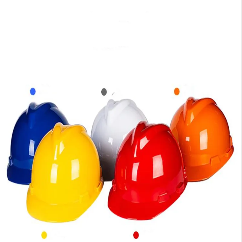 Adjsutable  ThickenedOutdoor Working Safety Hard Hat Construction Workplace ABS Material V-shaped Protective Cap