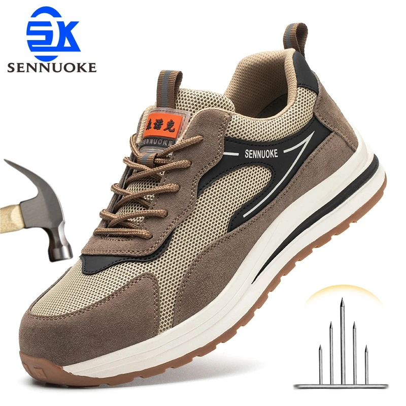 Shoes tenis zapato de seguridad para  hombre mujer industriales originales zapatero zapatillas caballero zapatos de trabajo seguridad hombre damas en oferta