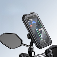 Universal Bike Phone Mount - Adjustable Clamp for Motorcycle/EBike Handlebars, Secure Grip for All Smartphones