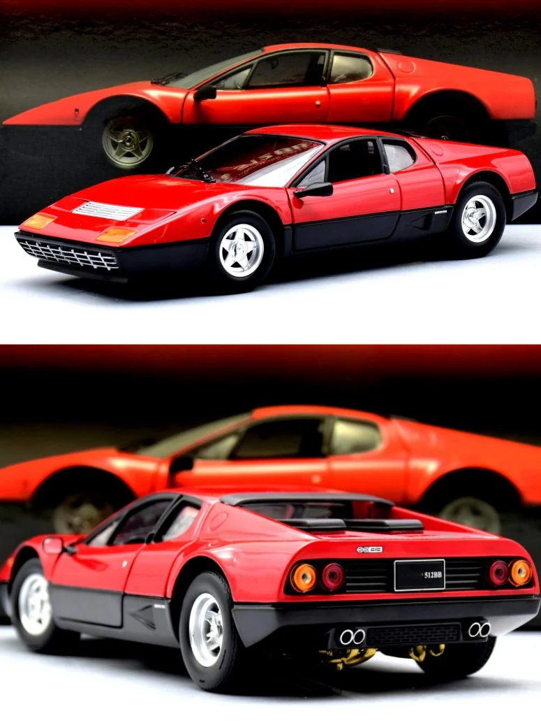 

Kyosho 1:18 512BB 1978 Red Alloy Fully Open Simulation Limited Edition Alloy Metal Static Car Model Toy Gift