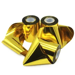 40mm*120m Craft Paper Imitation Gold Foil Roll Gilding Gift Wrapping Paper for Crafts Furniture Decoration Materials