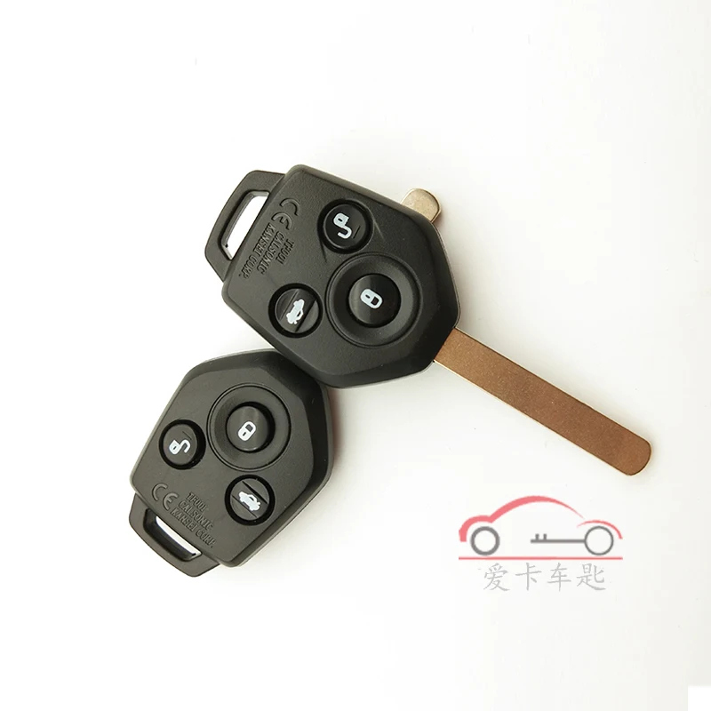 1 Buah untuk Subaru Forester/Outback Straight Board Remote Control Integral Key Chip Car Key