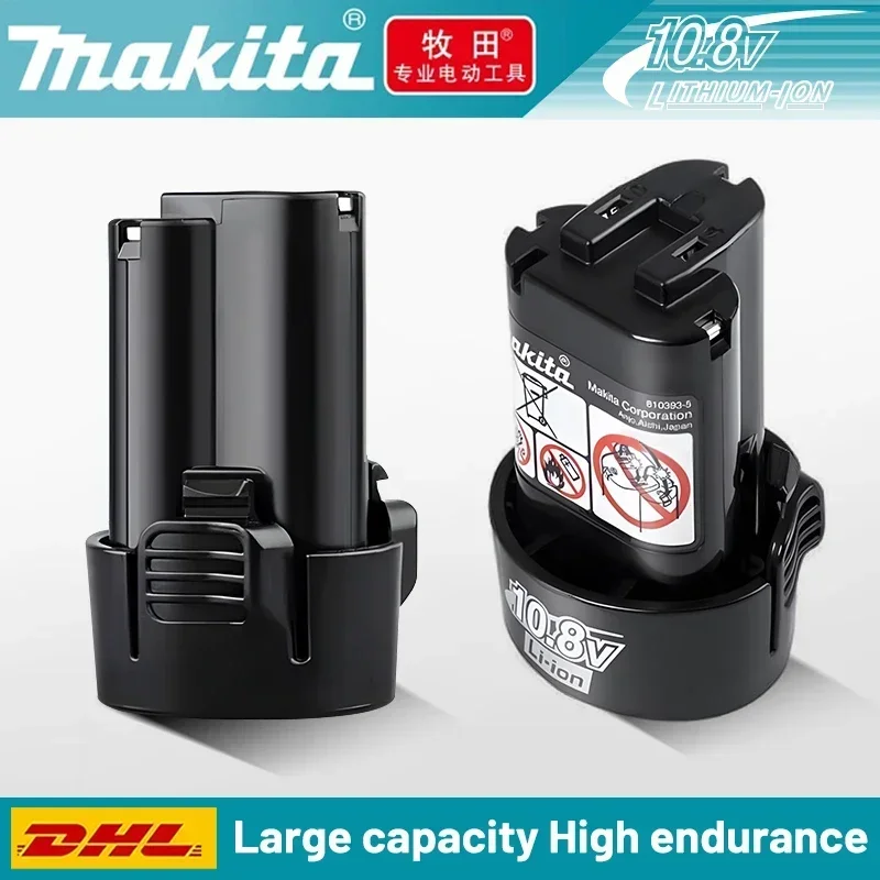 100% original Makita 10.8V battery, BL1013 BL1020 BL1030 lithium-ion battery TD090D DF030DLCT203W handheld drill battery