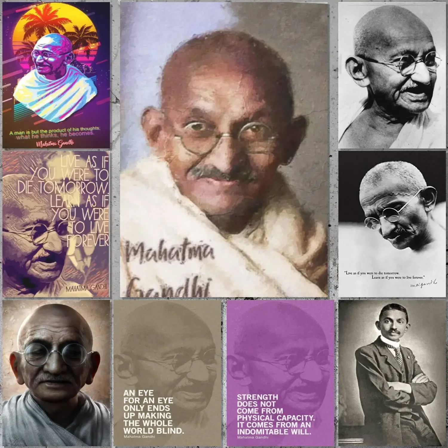 Переводчик mahatma gandhi, плакат на холсте, художественный плакат и Настенная картина, современный семейный Декор для спальни, плакаты