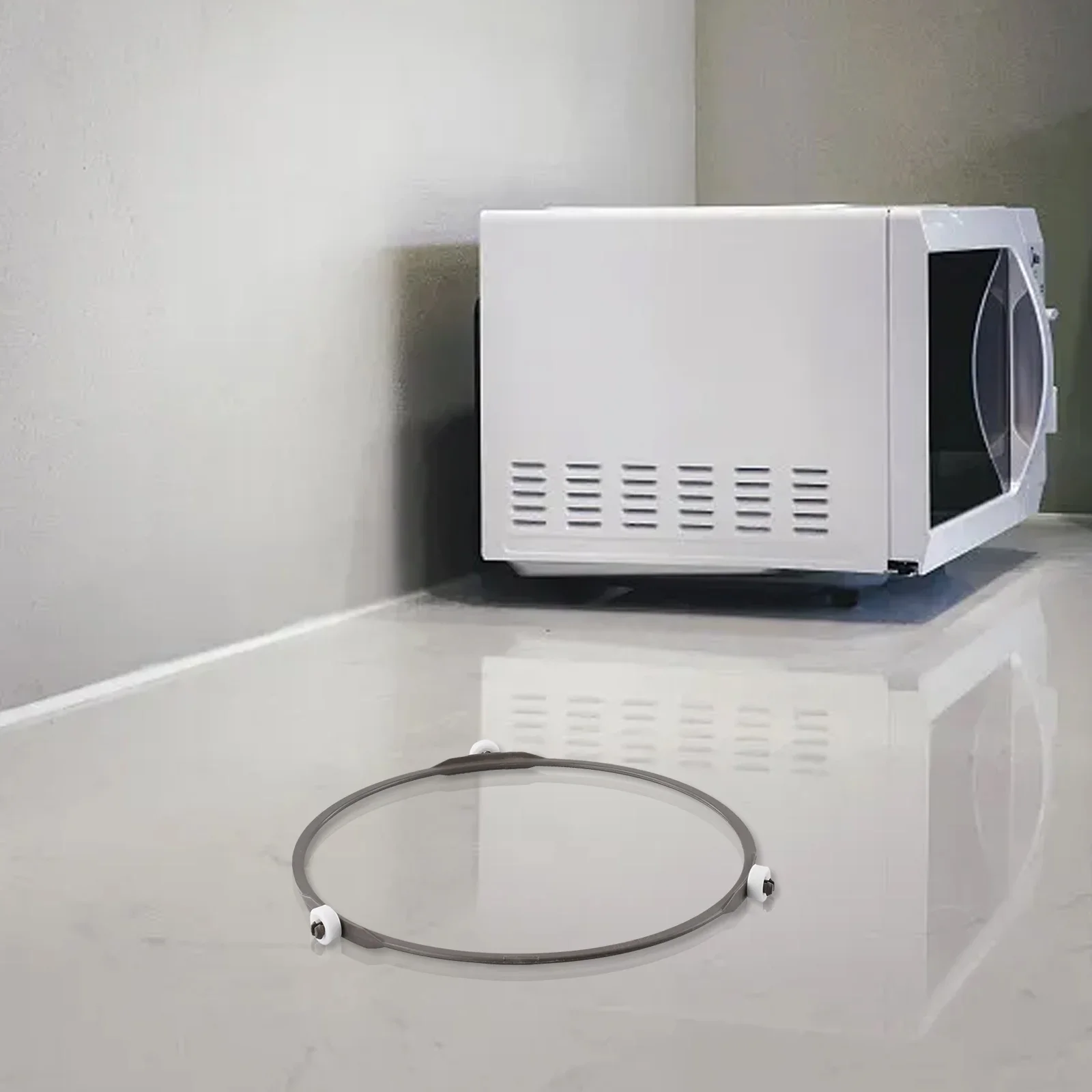 For Microwave Oven Rotating Ring Stand Turntable Bracket Accessories Easy Installation Glass Microwave Oven Spare Tray