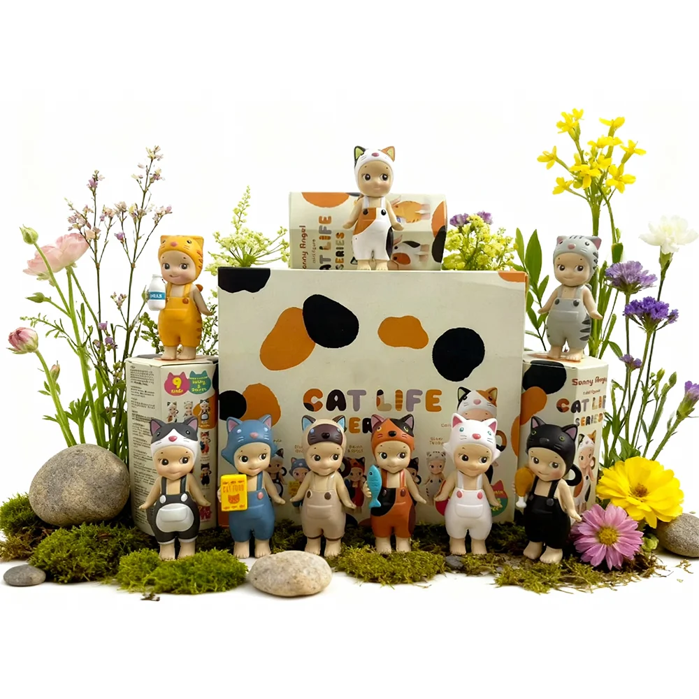 

Новая горячая высококачественная мини-фигурка Sonny Angel Cat Life Series слепая коробка мультяшный орнамент ручной работы модный подарок на день рождения и Рождество