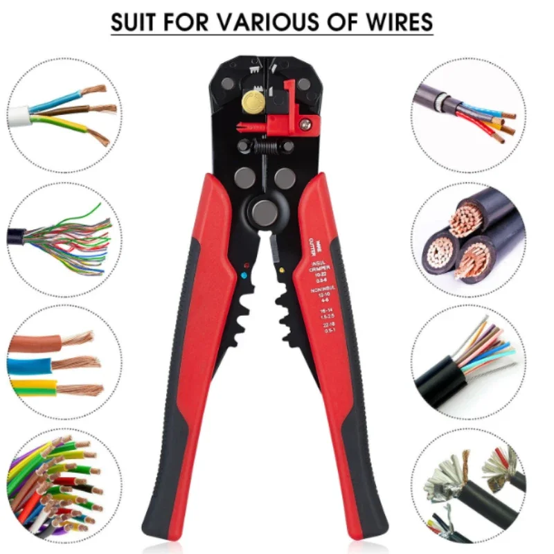 Ultimate Multifunctional Crimping and Stripping Pliers: Professional Electrician Wire Tool for Park Tool Cable Cutting and Crim