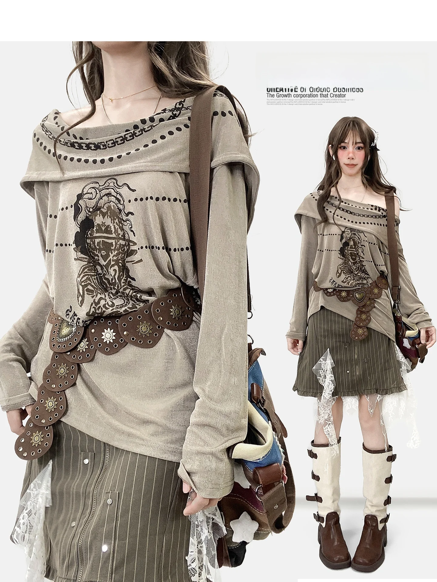 

Американский ретро-худи из вельвета с длинным рукавом, с принтом на плечах, повседневный, удобный, свободного кроя, женский топ