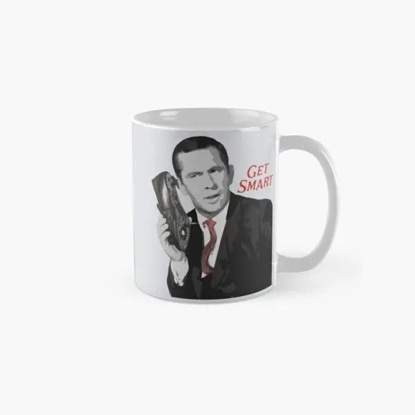 Get Smart Classic  Mug Image Gifts Photo Handle Round Simple Cup Coffee Drinkware Design Tea Picture Printed