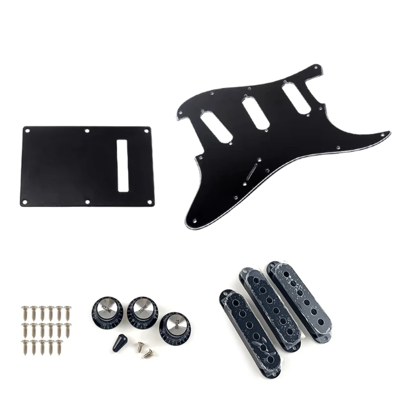 

Pickguard Set Triple Single Coil Guard Set for Practice and Performances