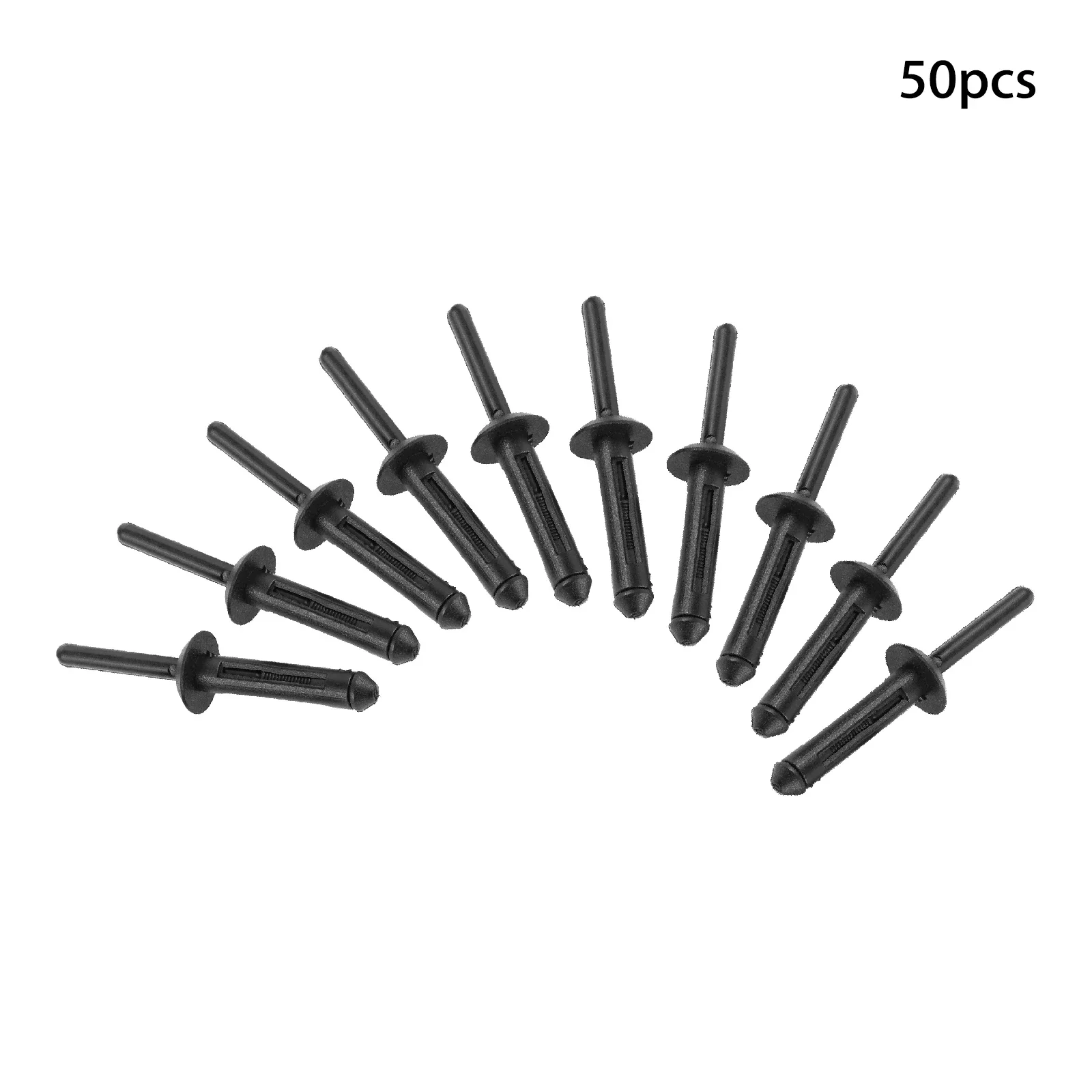 50Pcs 06506007AA Door Trim Plastic Rivet Retainer Fender Flare Bumper 6.35mm Hole for Dodge Nitro   Jeep Grand Cherokee Wrangler