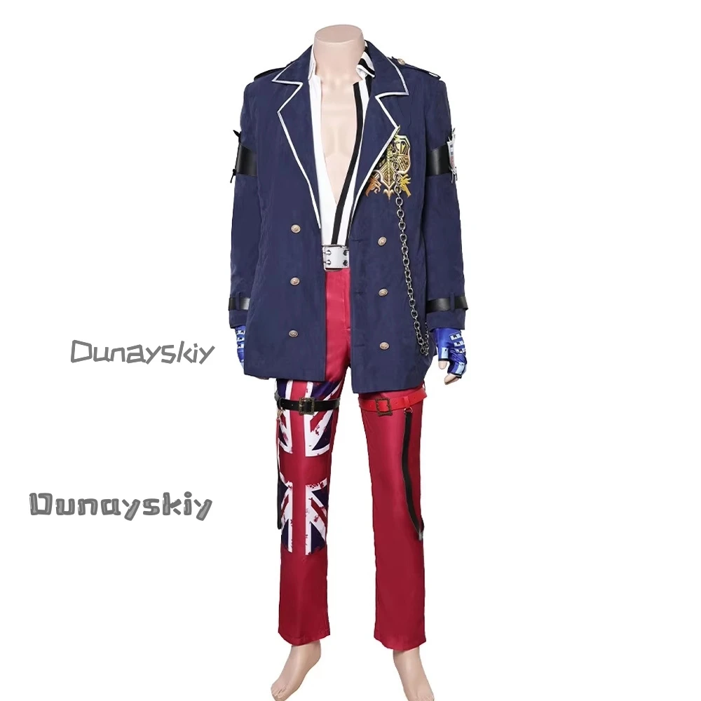 Game Tekken 8 Steve Fox Cosplay Fantasia Costume Disguise For Adult Men Clothes Jacket Pants Uniform Set Halloween Carnival Suit