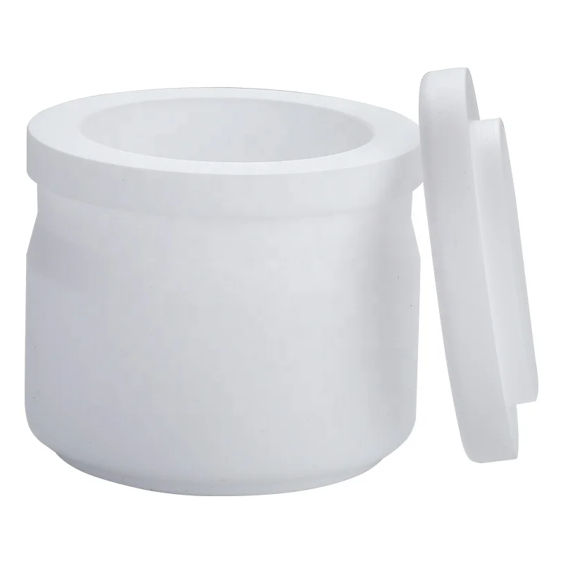 وعاء مطحنة كروية كوكبية مقاومة للتآكل ودرجات الحرارة العالية 50 مل 100 مل 250 مل 1 لتر 2 لتر PTFE جرة مطحنة كروية كوكبية #3