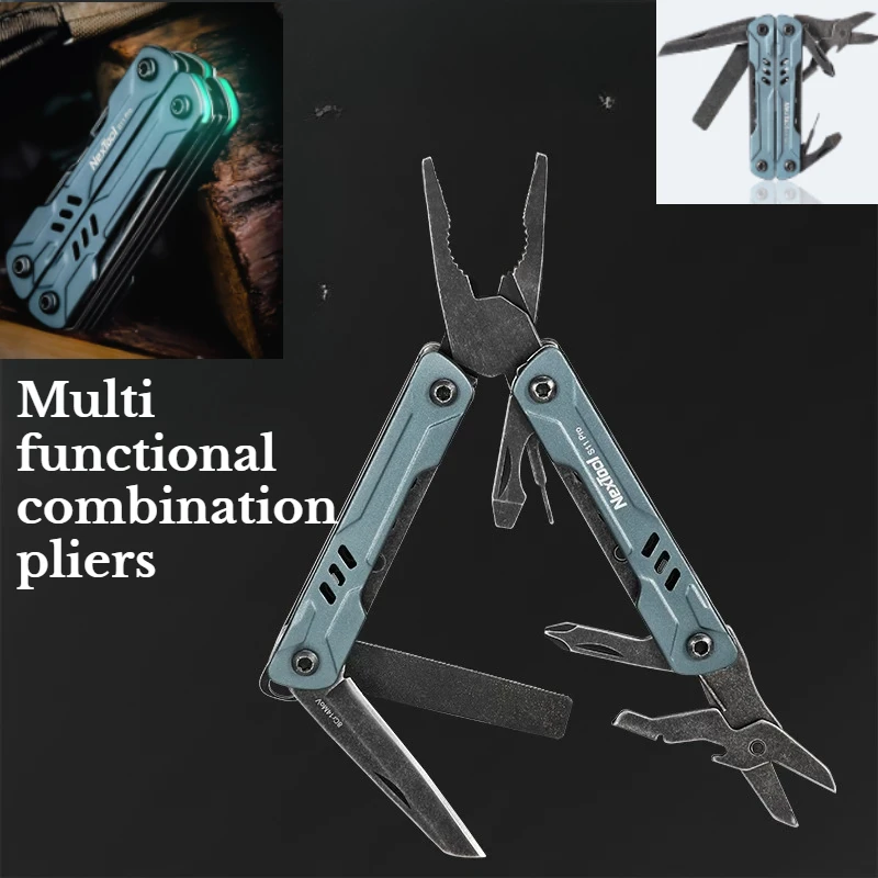 Multi Functional Pliers Combination Tool Outdoor Portable Camping Emergency Survival Equipment