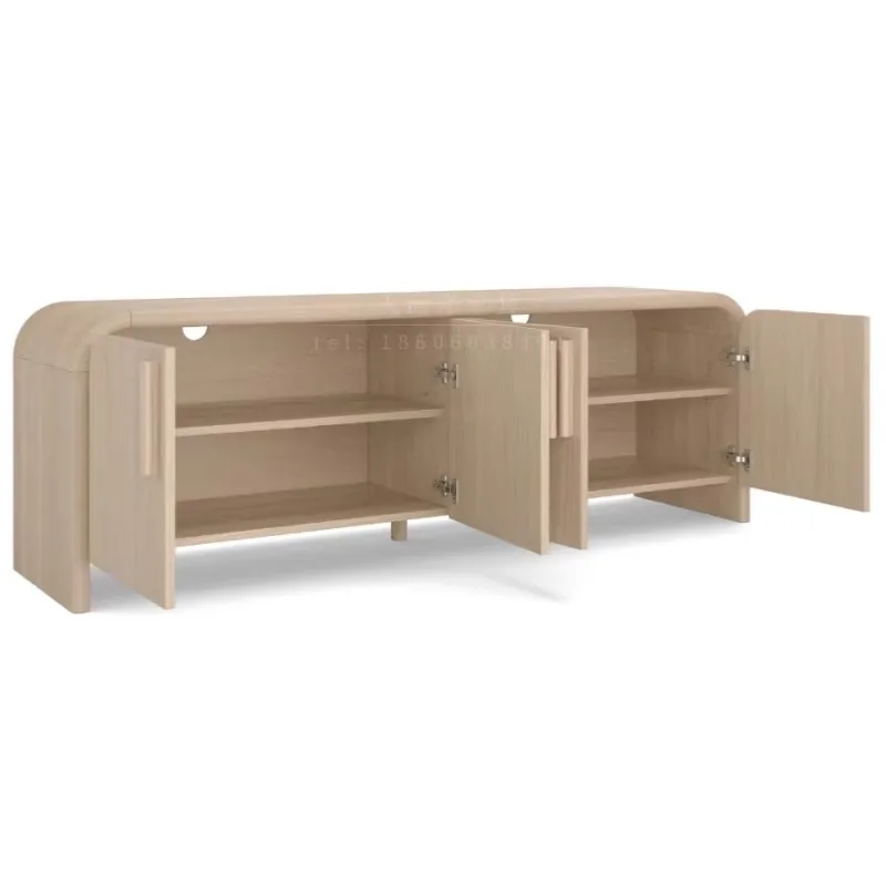 Soportes de Tv de madera minimalistas Para sala de estar, mesa de Tv de lujo ligera y creativa, Muebles industriales nórdicos Para Tv