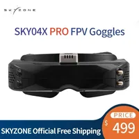 SKYZONE SKY04X PRO OLED 48CH 5.8G Steadyview Receiver 1920X1080 DVR FPV Goggles Head Tracker Fan for RC plane Racing Drone