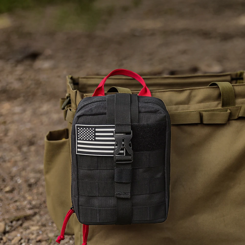 

1pc Multifunctional Outdoor Waist Bag Lightweight Tool Pouch For Camping Hiking First Aid Medicine Container Utility Belt Pouch