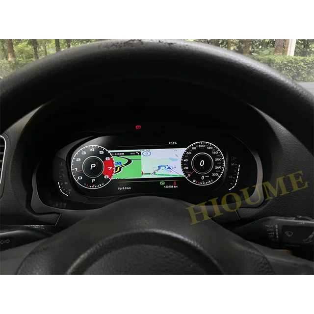 

Digital Dashboard Panel Virtual Instrument LCD Speedometer for Golf7 GTi MK7 Golf 6 MK6 CC Passat B8 B7 B6 Scirocco