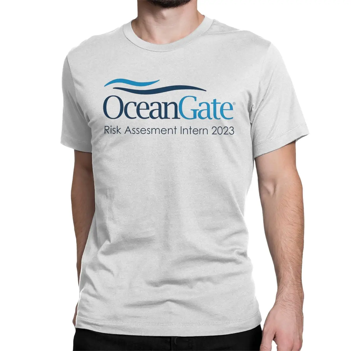 Mężczyźni kobiety OceanGate Risk Assesment T Shirt 100% bawełniane topy zabawne koszulki z krótkim rękawem O dekoltem