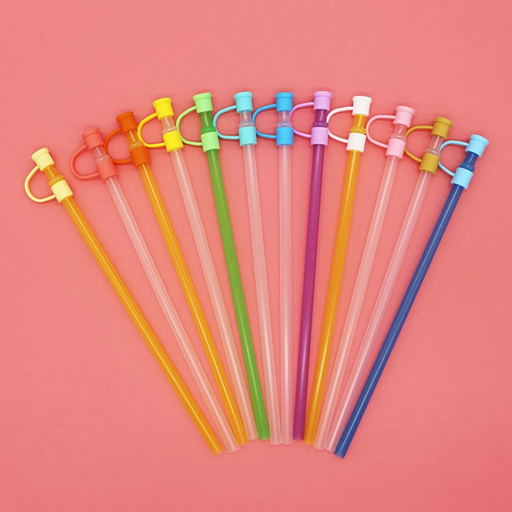 

30Pcs Straw Tips Cover Silicone Reusable Straw Caps Protective Plug for Party Picnic Gathering Tips Protector