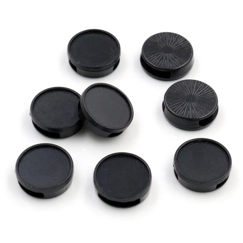 10pcs 14mm 16mm 18mm Inner Size Antique Bronze And Silver Plated Hole Beads Style Cabochon Base Cameo Setting Charms Pendant
