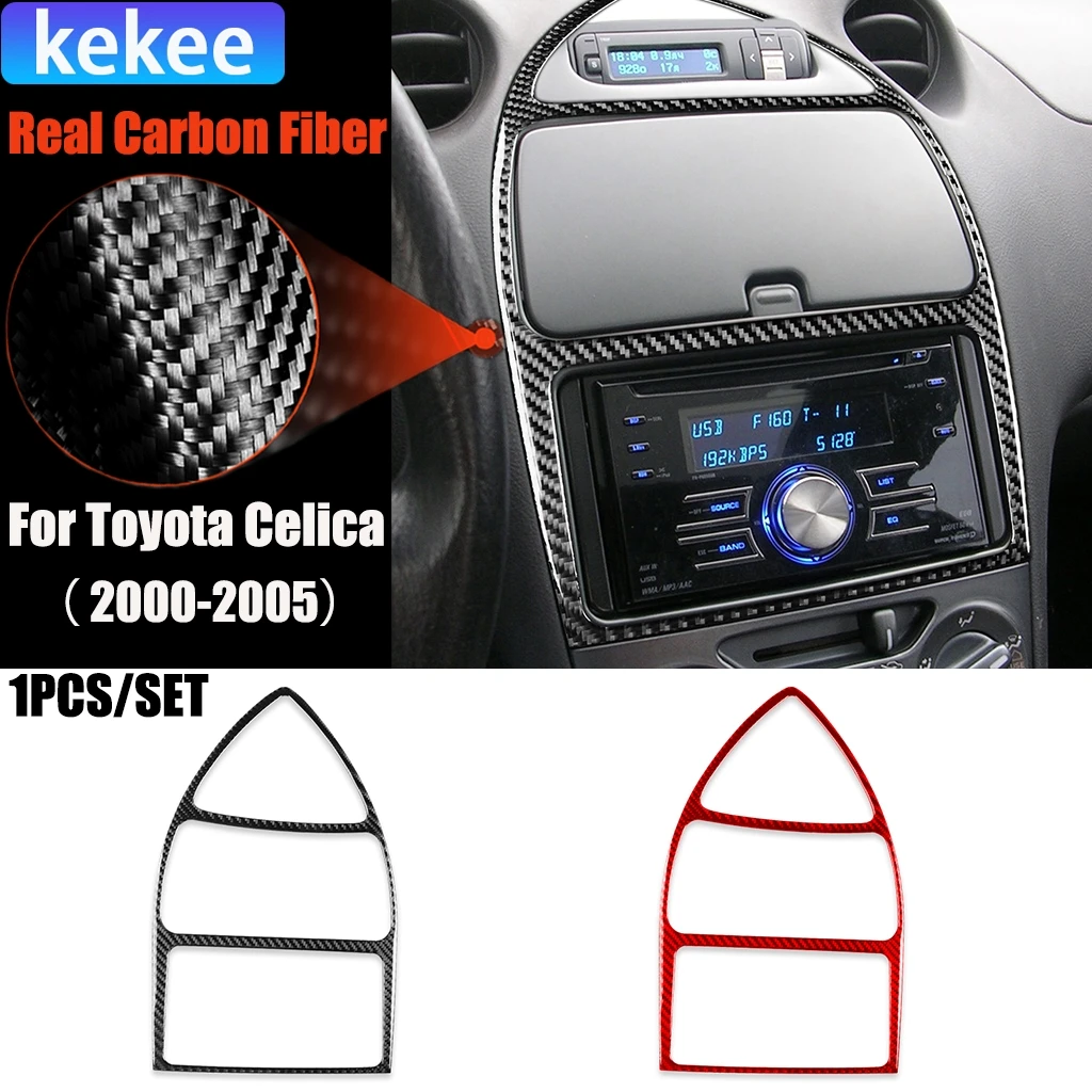 

Автомобильные аксессуары из углеродного волокна, приборная панель, центральная консоль, модифицированная внутренняя отделка, мягкая наклейка для Toyota Celica 2000-2005