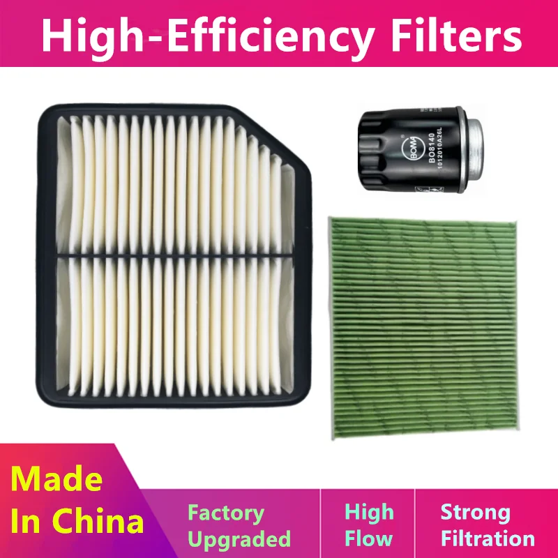 

3pcs/Filter Set For Faw Besturn X40(181) 1.6l Ev Electric Vehicle/Oil, Air Cabin Filter/Auto Parts