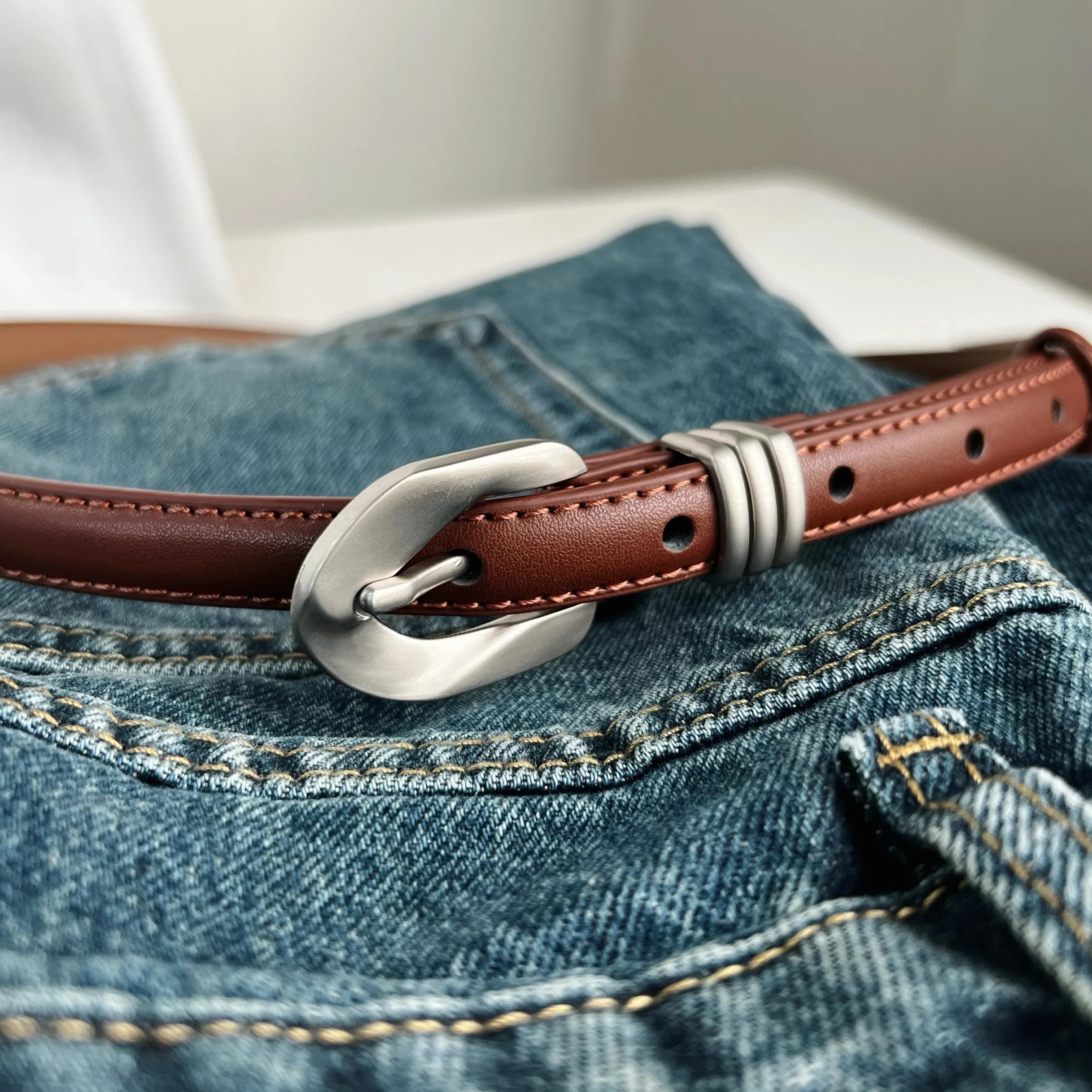 여성 패션 디자이너 빈티지 정품 가죽 코르셋 여성 Cummerbund 코트 허리띠 드레스 Decration 좁은 벨트 J759