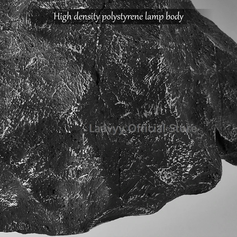 الإبداعية تقليد روك ديكور المنزل مصباح معلق طاولة طعام حديثة قلادة Led ضوء متواضع الداخلية تعليق الثريا